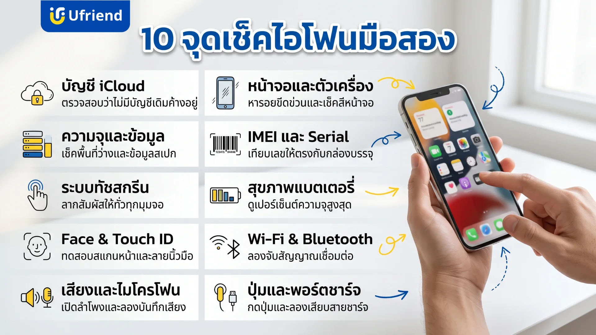 วิธีเช็คไอโฟนมือสองและขั้นตอนการตรวจสอบสภาพเครื่องเบื้องต้น