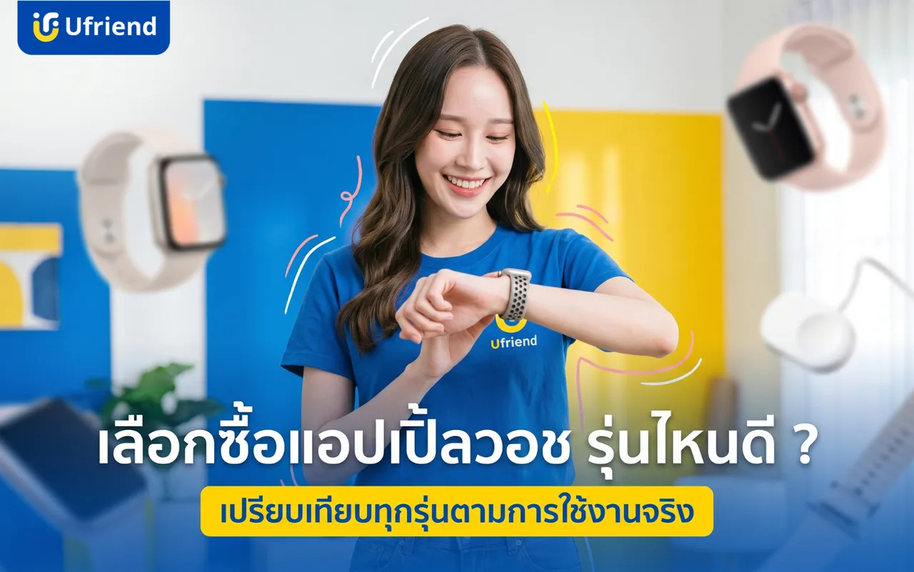 เลือกซื้อแอปเปิ้ลวอช รุ่นไหนดี ? เปรียบเทียบทุกรุ่นตามการใช้งานจริงปี 2026
