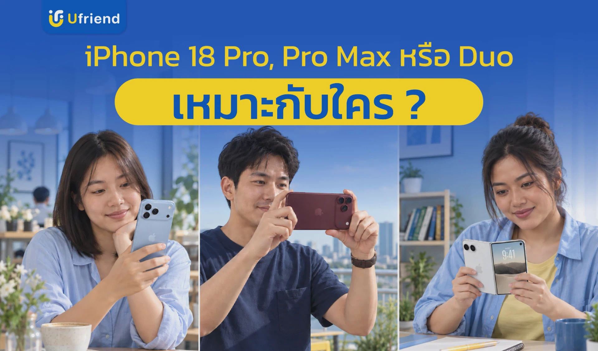 iPhone 18 Pro, Pro Max หรือ Duo เหมาะกับใคร ?