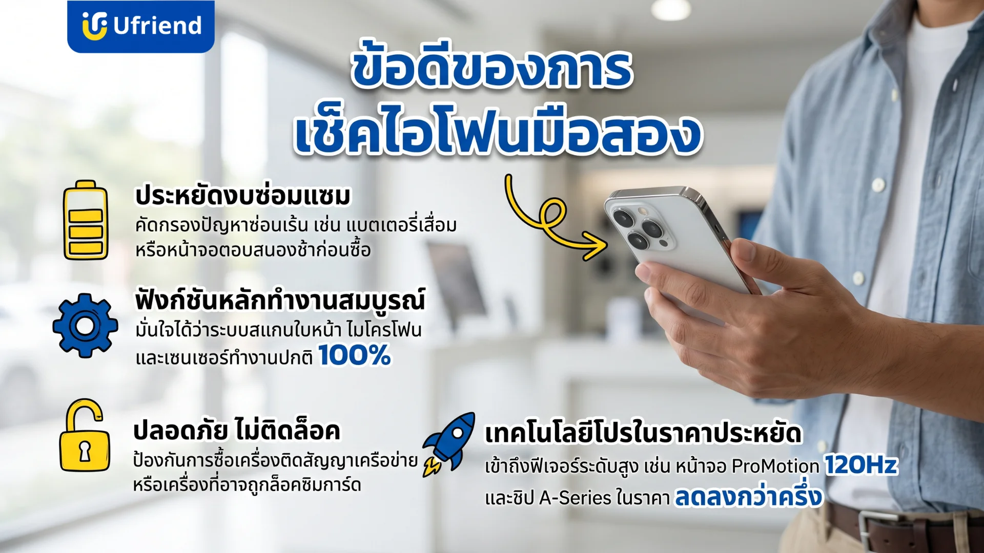 ข้อดีของการเช็คไอโฟนมือสองเพื่อให้ได้เครื่องคุณภาพดีและฟังก์ชันการใช้งานที่ครบถ้วน